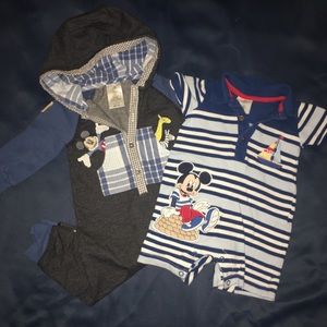 2 Disney boy outfits